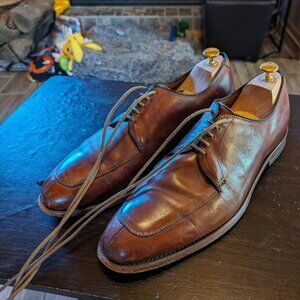 Allen Edmonds Delray split toe Brown Leather